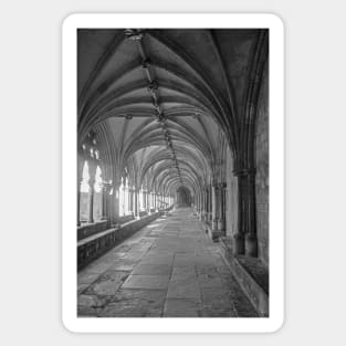 The Vaulted Cloisters, Norwich Cathedral Sticker